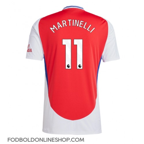 Arsenal Gabriel Martinelli #11 Hjemmebanetrøje 2024-25 Kortærmet